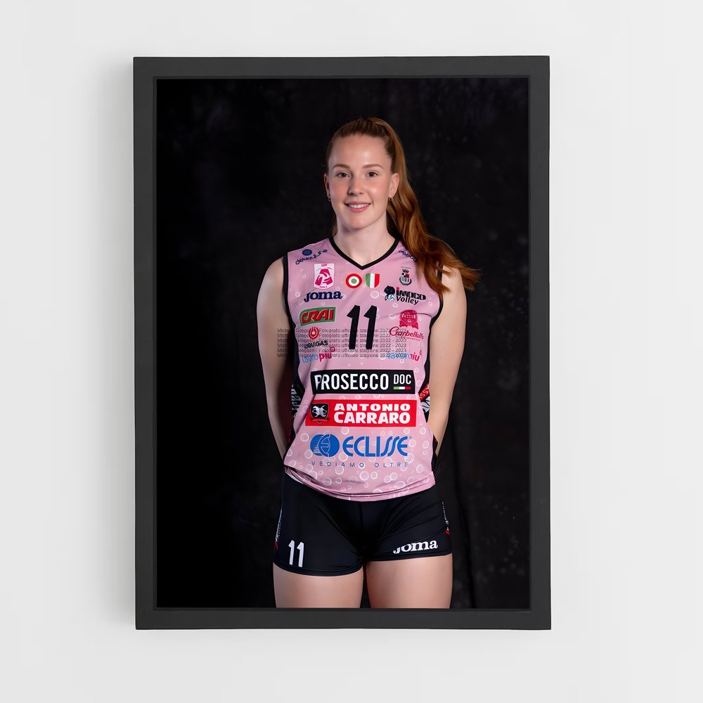 Poster Isabelle haak netball – affiche Volleyball (vue 2)